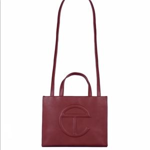 Telfar shopping bag medium oxblood